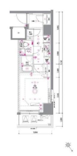 AZEST関内　201号室　間取り
