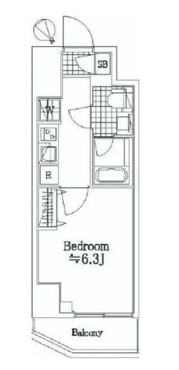 AZEST関内　204号室　間取り