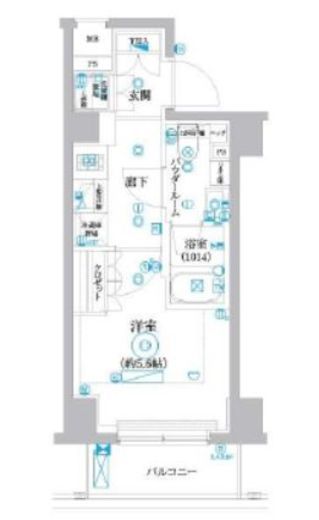 セジョリ横浜鶴見Ⅲ　603号室　間取り