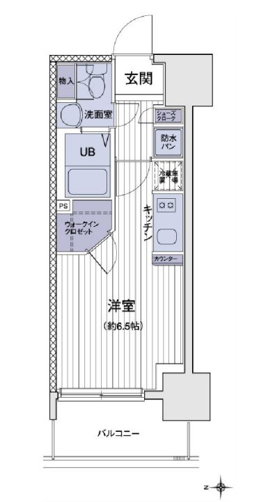 エスティメゾン大島　207号室　間取り