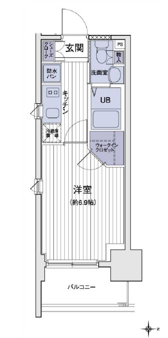 エスティメゾン大島　313号室　間取り