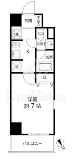 T's gardenセンター南 (ティーズガーデンセンター南)　501号室　間取り