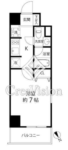 T's gardenセンター南　1004号室　間取り
