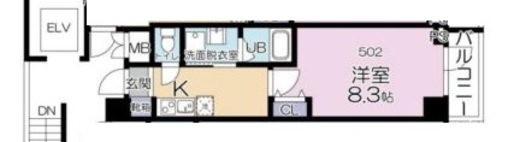 ベーカーズビル横浜　502号室　間取り