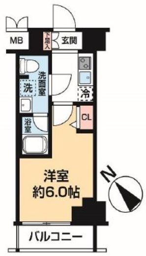 LUMEED横濱末吉町　403号室　間取り