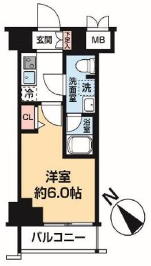 LUMEED横濱末吉町　902号室　間取り