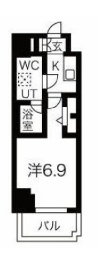 スパシエ東神奈川　1109号室　間取り
