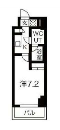 スパシエ東神奈川　708号室　間取り