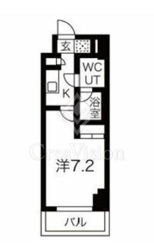 スパシエ東神奈川　1008号室　間取り