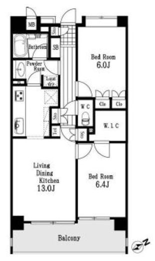 ルリエ大船　210号室　間取り