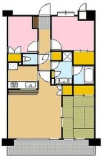 ルリエ大船　308号室　間取り