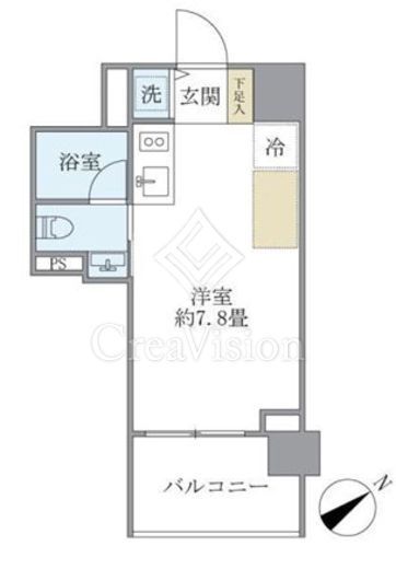 カーサ ヴェデュータ　404号室　間取り