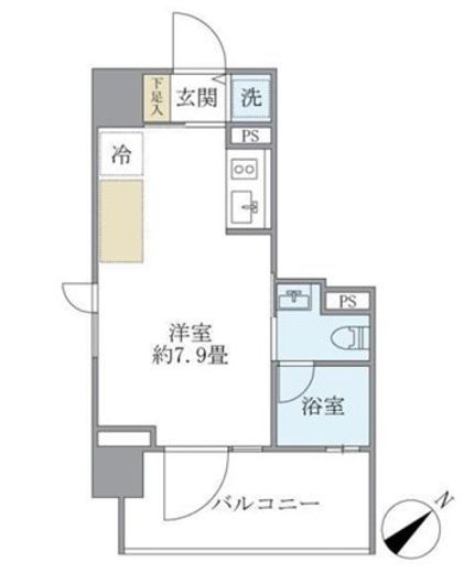 カーサ ヴェデュータ　405号室　間取り