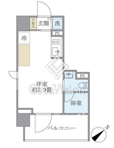 カーサ ヴェデュータ　605号室　間取り