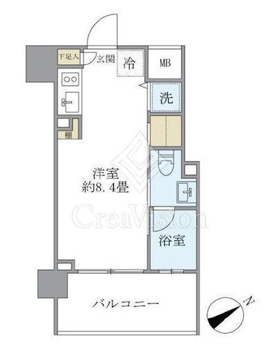 カーサ　ヴェデュータ　903号室　間取り