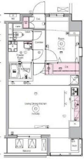 NIKKEIMARKS　902号室　間取り