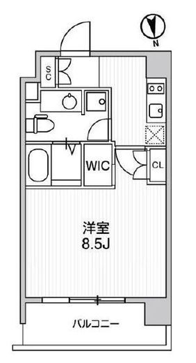 アーデン麻布十番　603号室　間取り