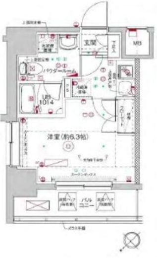 RELUXIA横濱鶴見Ⅳ (リルシア横濱鶴見4)　301号室　間取り