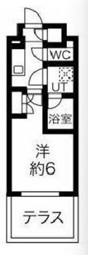 マテリア横浜NorthⅡ　106号室　間取り
