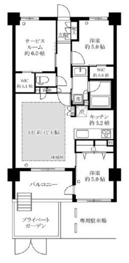 ヴェレーナ鶴見　103号室　間取り