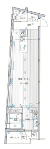コージーコート中目黒　101号室　間取り