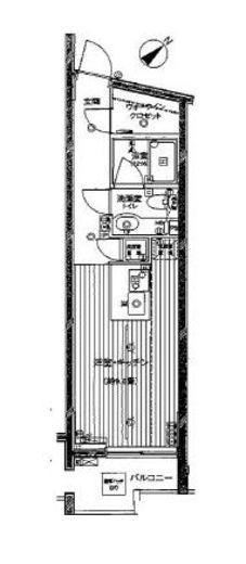 コージーコート中目黒　403号室　間取り