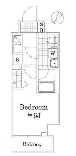 GENOVIA西横浜 (ジェノヴィア西横浜)　1020号室　間取り