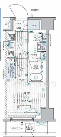 GENOVIA西横浜 (ジェノヴィア西横浜)　314号室　間取り