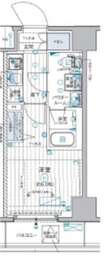 GENOVIA西横浜 (ジェノヴィア西横浜)　411号室　間取り