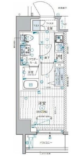 GENOVIA西横浜 (ジェノヴィア西横浜)　911号室　間取り
