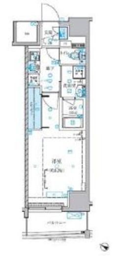 ベルシード横濱大通り公園　206号室　間取り