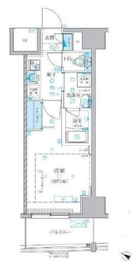 ベルシード横濱大通り公園　404号室　間取り