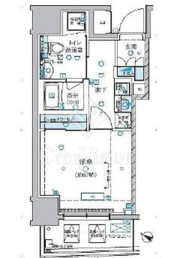 ベルシード横濱大通り公園　601号室　間取り