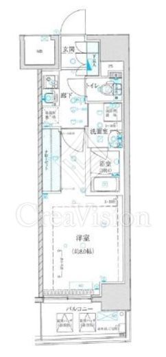 ベルシード横濱大通り公園　908号室　間取り