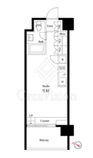 イプセ学芸大学　202号室　間取り