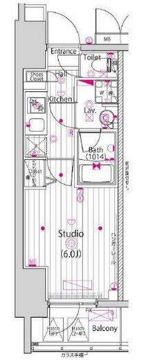 ガーラ横濱関内グランドステージ　304号室　間取り