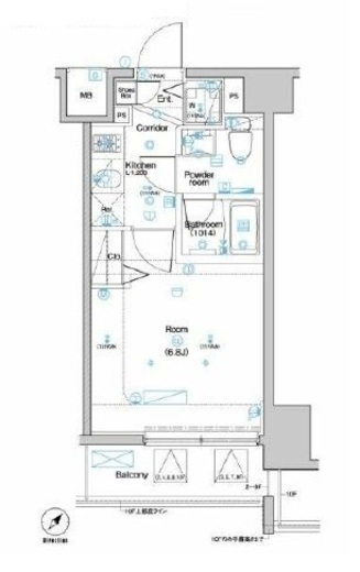 SYNEX横濱阪東橋Ⅱ(シーネクス横濱阪東橋Ⅱ)　306号室　間取り