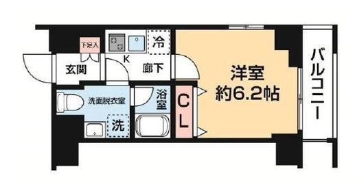 アイルプレミアム横浜ノルド　303号室　間取り