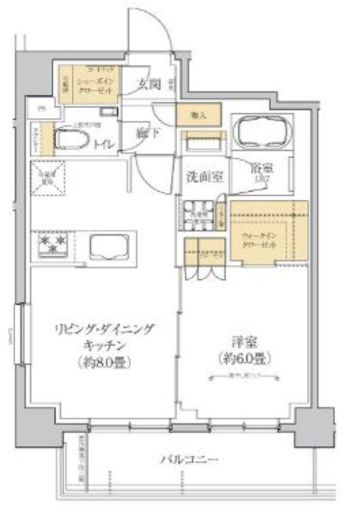 グレーシアフィット横浜　901号室　間取り