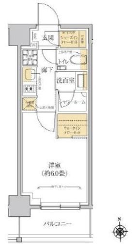 グレーシアフィット横浜　703号室　間取り