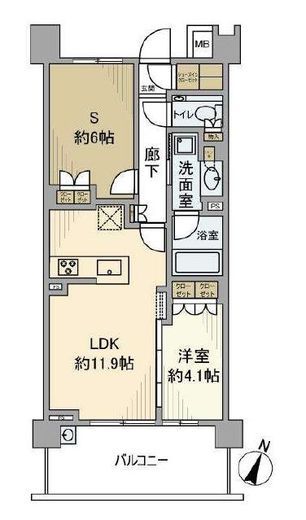 プロミライズ青葉台ステーションサイド　C303号室　間取り