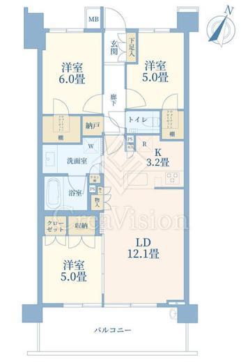 プロミライズ青葉台ステーションサイド　C409号室　間取り