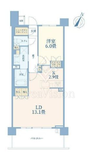 プロミライズ青葉台ステーションサイド　C402号室　間取り