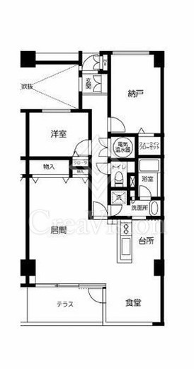 TLRレジデンス磯子駅前　402号室　間取り