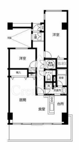 TLRレジデンス磯子駅前　804号室　間取り
