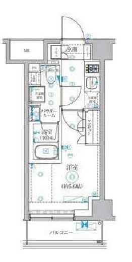 セジョリ横浜WESTⅡ　205号室　間取り