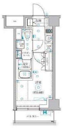 セジョリ横浜WESTⅡ　503号室　間取り