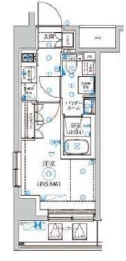 セジョリ横浜WESTⅡ　506号室　間取り
