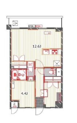 ザ・レジデンス横浜サウス　702号室　間取り