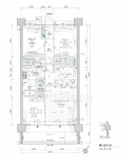 クレヴィア横浜沢渡　202号室　間取り
